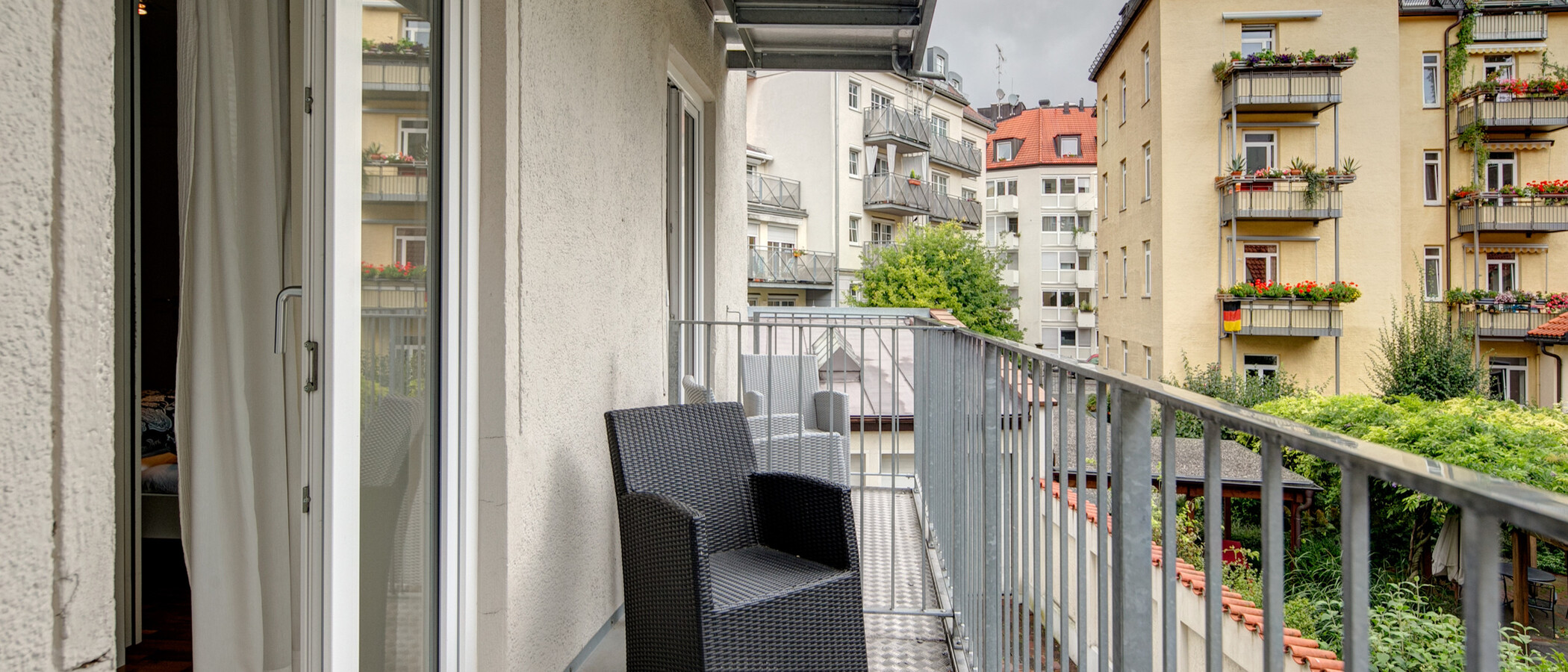 appartamento München Isarvorstadt 01 balcone 5087