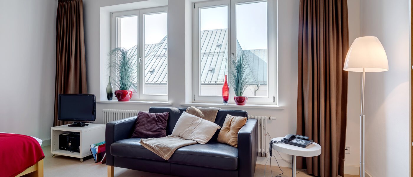 appartamento München Lehel 01 zona living 5093