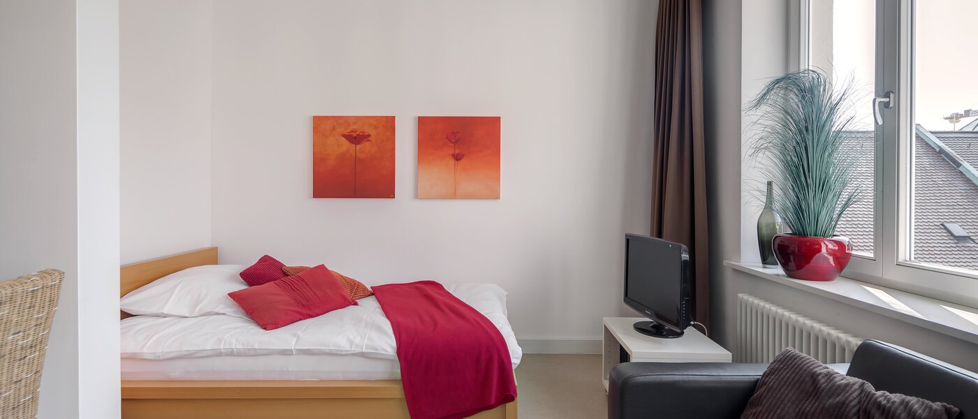 appartamento München Lehel 02 zona living 5093