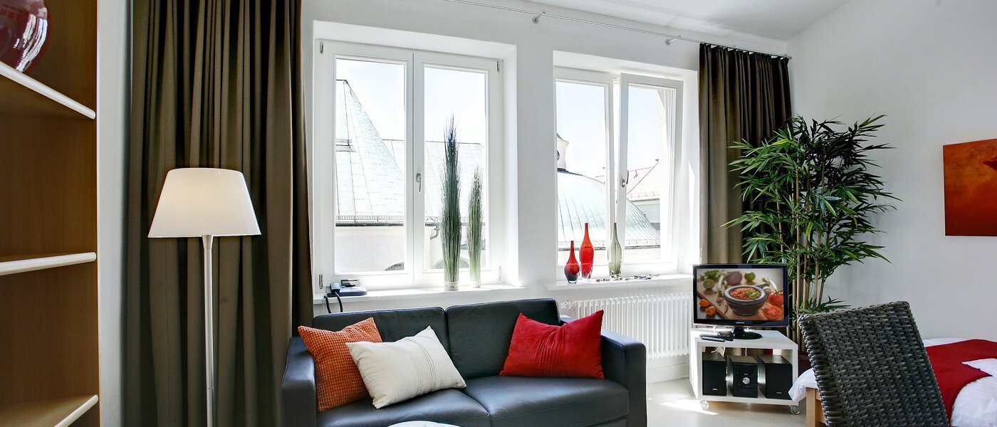 appartamento München Lehel 01 zona living 5096