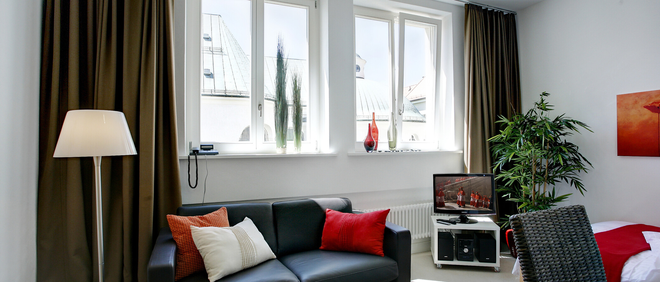 appartamento München Lehel 01 zona living 5113