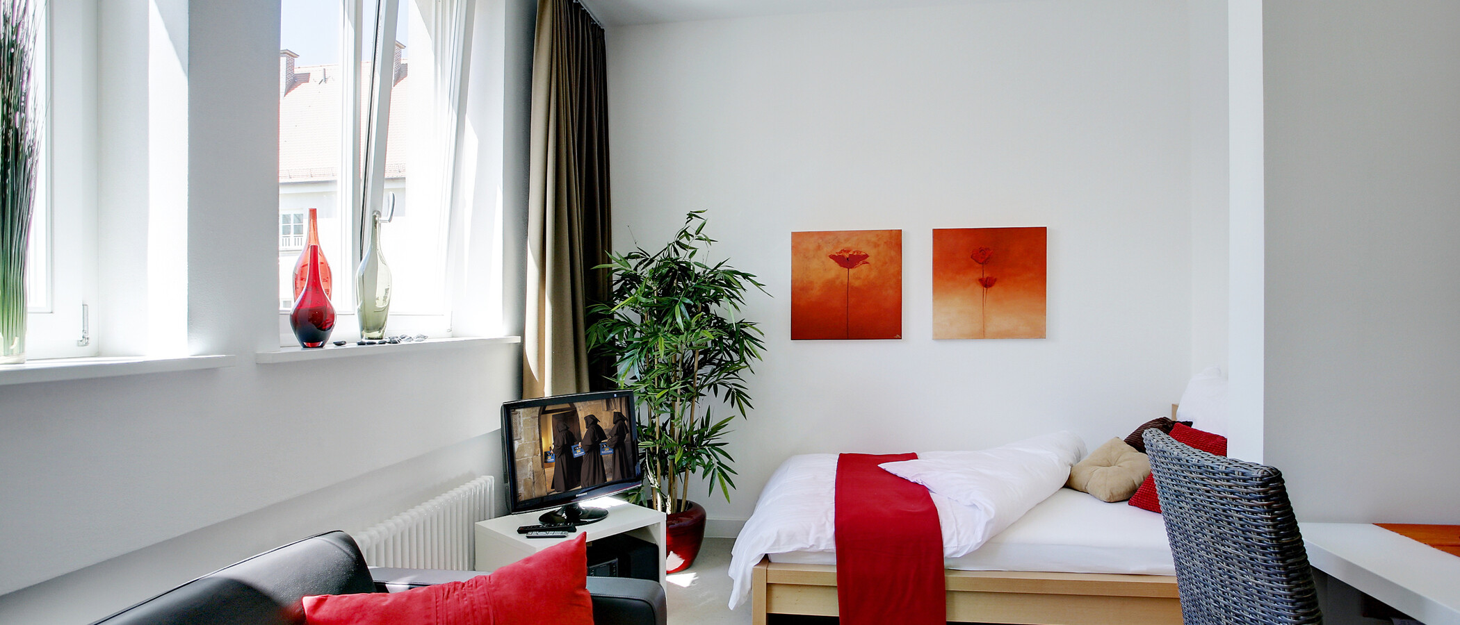 appartamento München Lehel 02 zona living 5113
