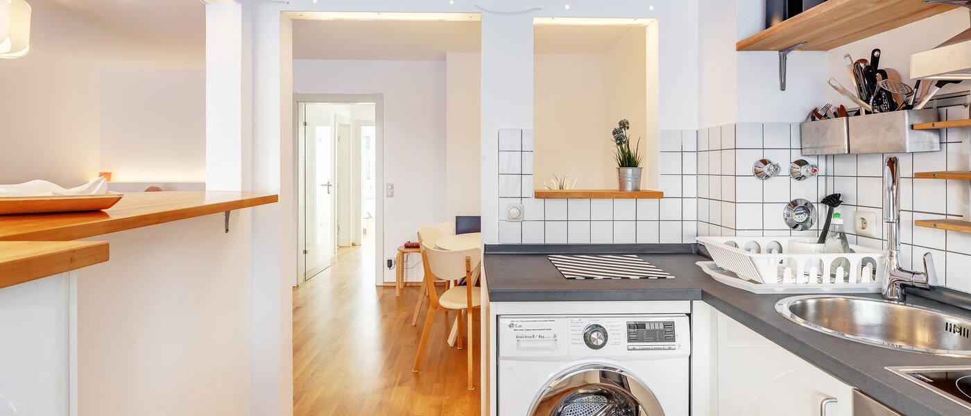 appartamento con giardino München Au 03 cucina 5163