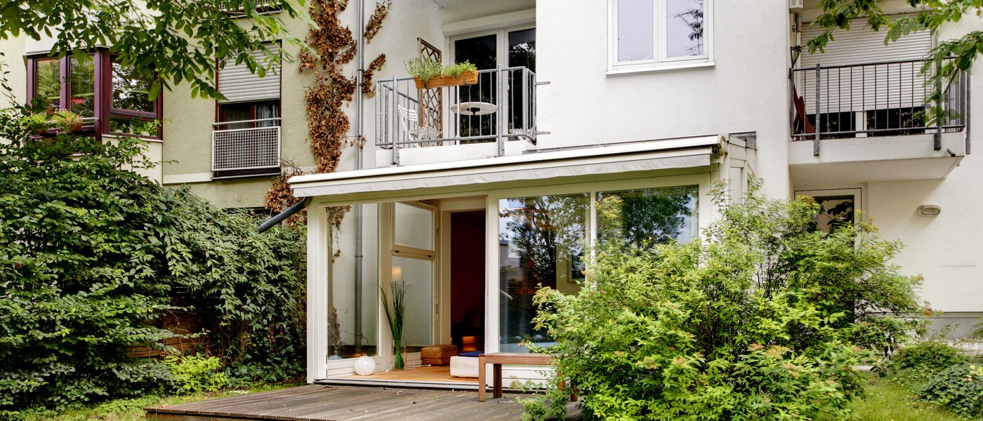 appartamento con giardino München Au 01 terrazza 5163