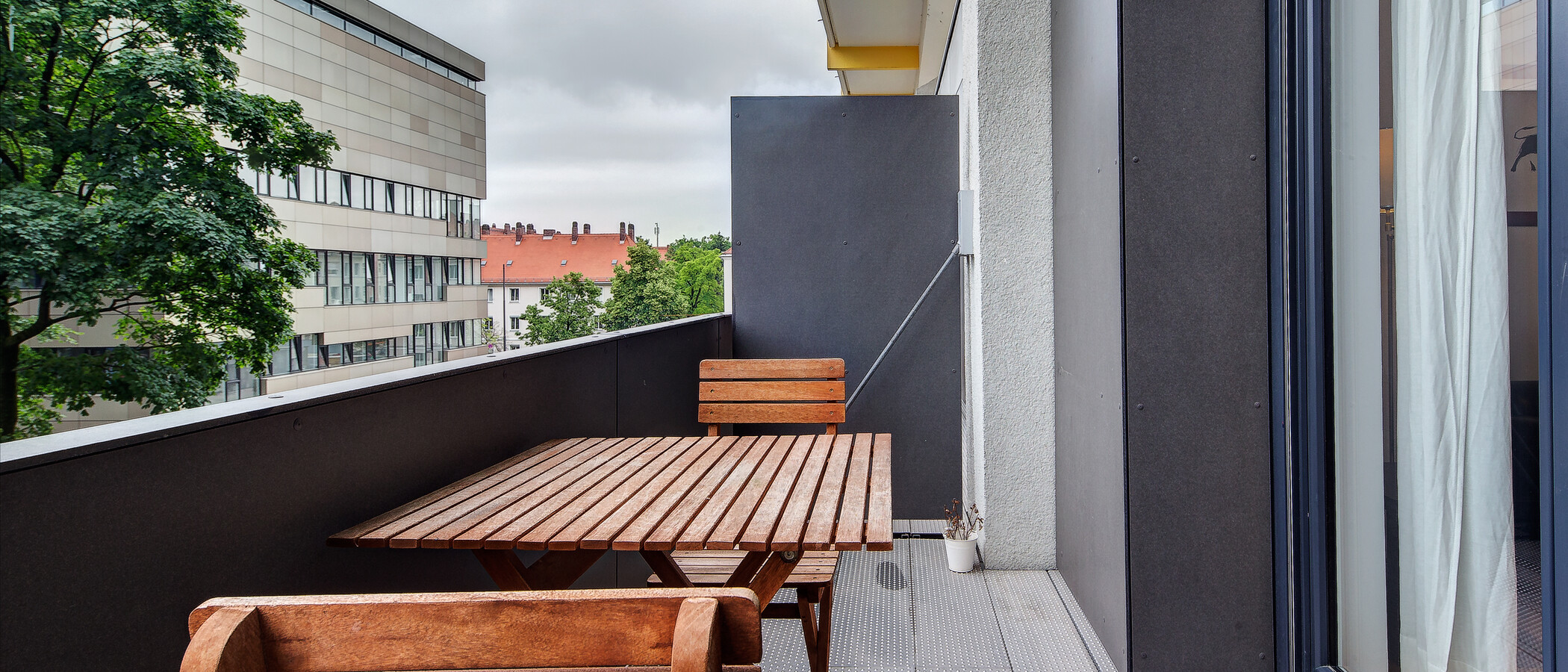 appartamento München Schwabing (rechts der Leopoldstraße) 03 balcone 5170