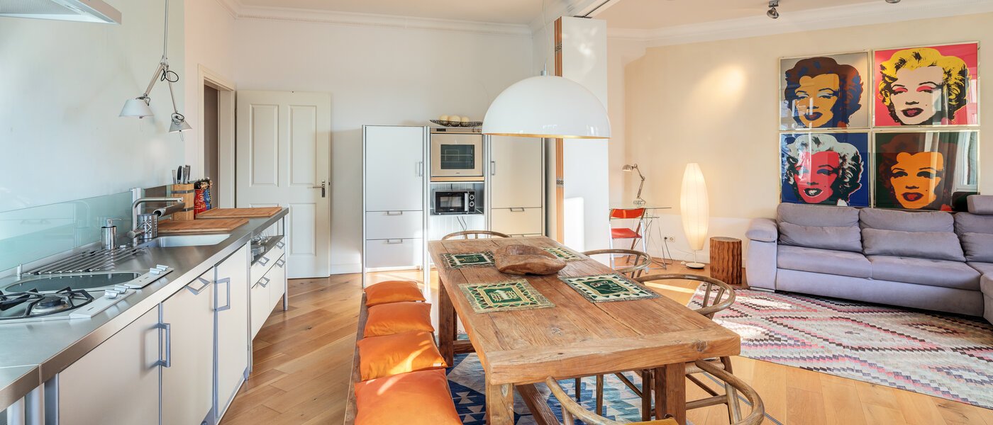 appartamento München Neuhausen 03 cucina 5216