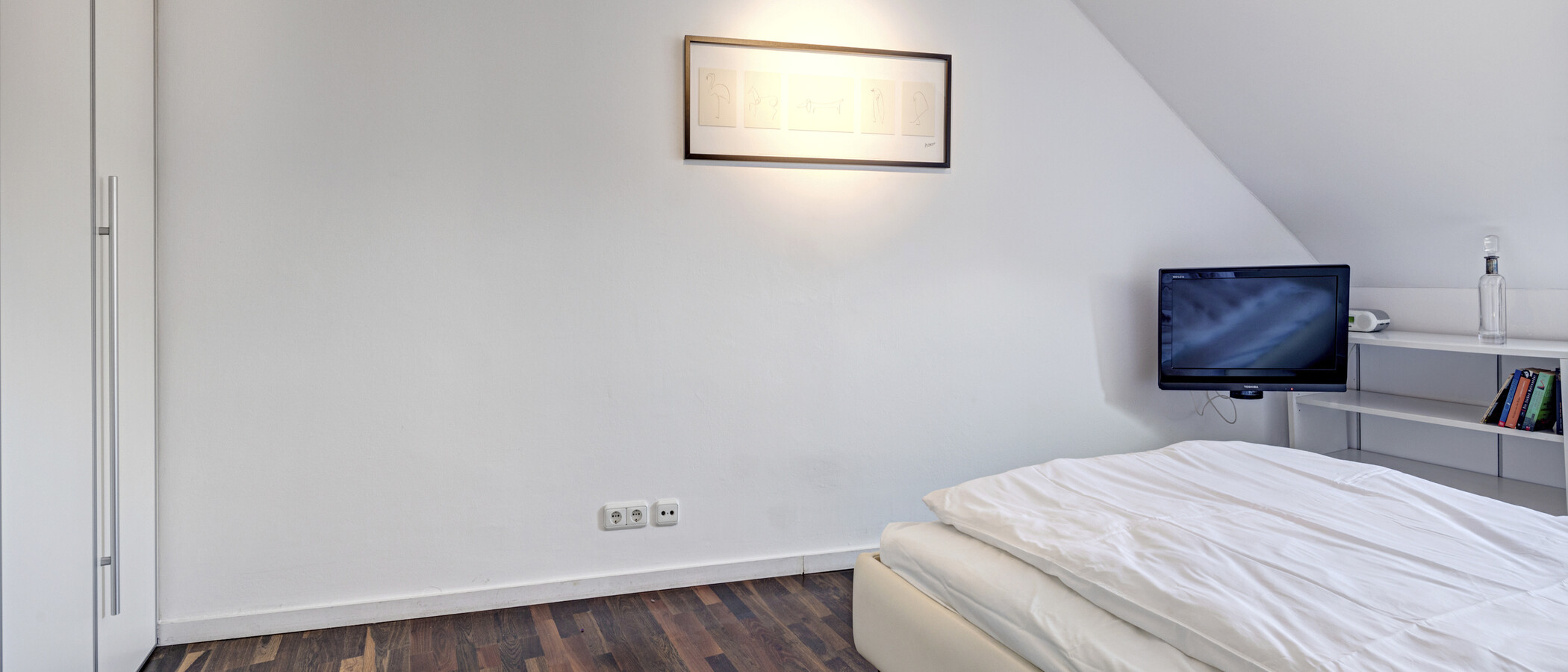 attico con terrazzo München Maxvorstadt 04 zona notte 5221