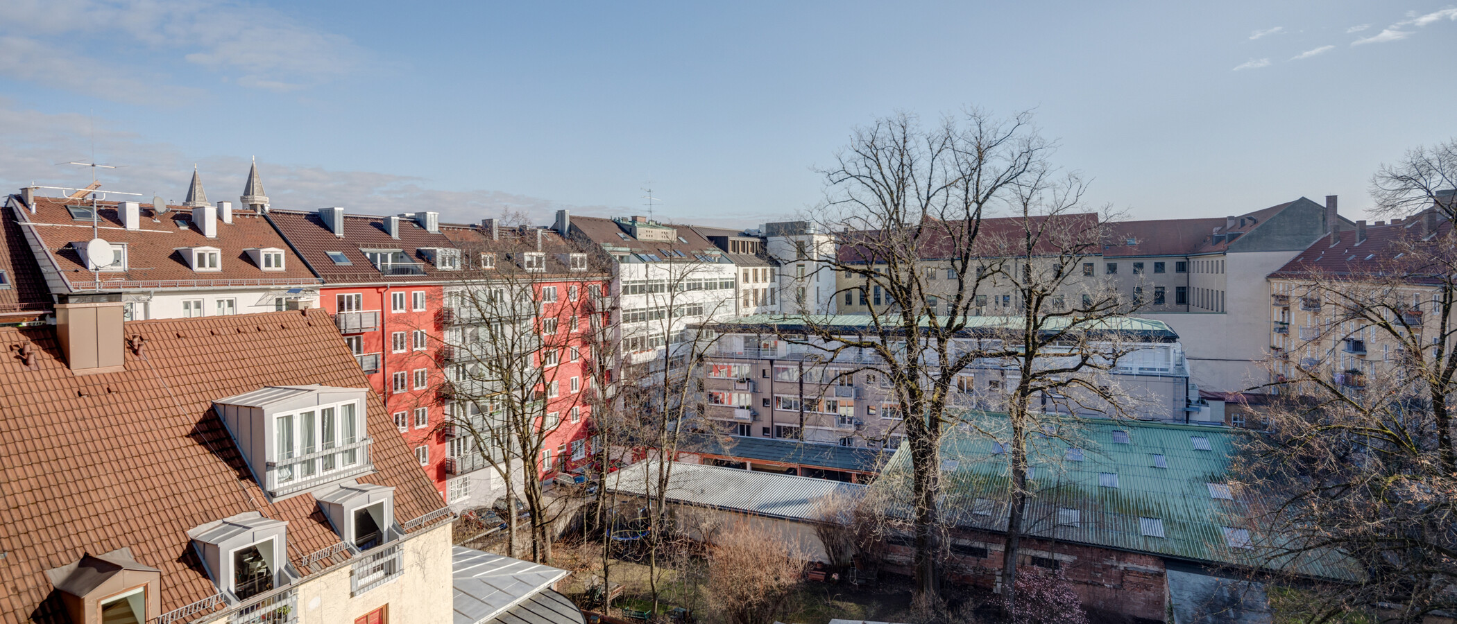 attico con terrazzo München Maxvorstadt 05 vista 5221