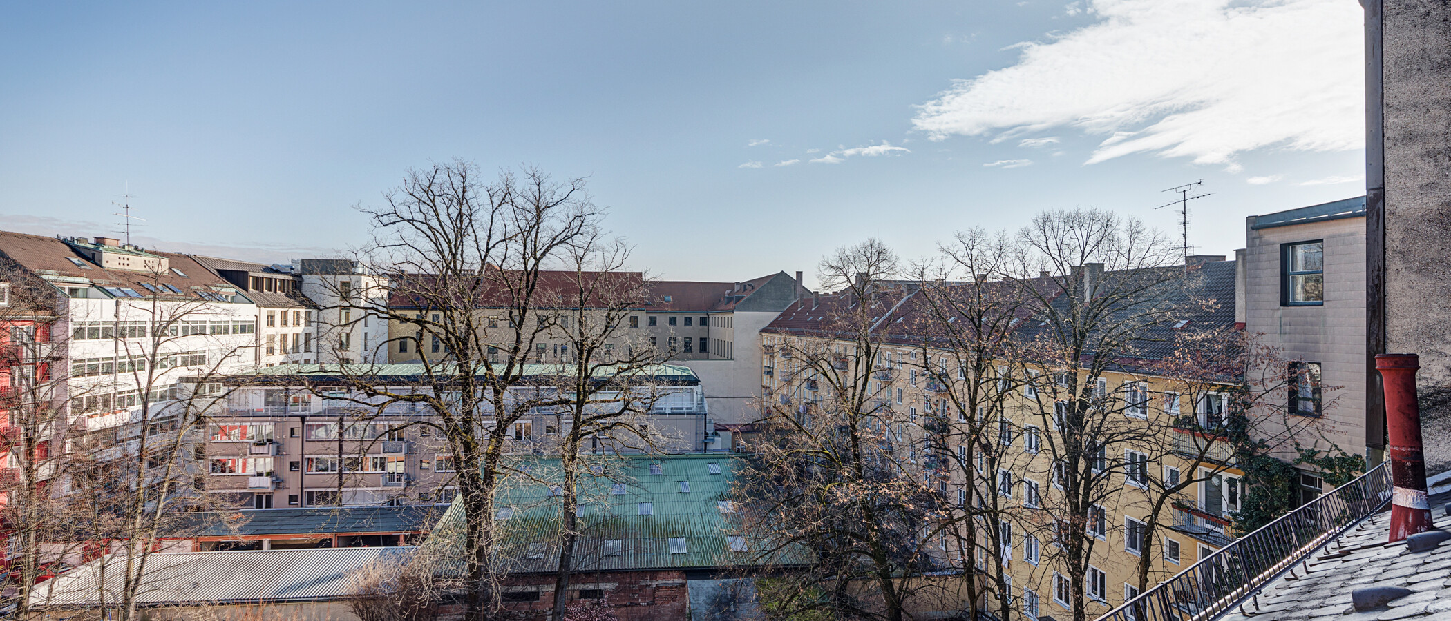 attico con terrazzo München Maxvorstadt 06 vista 5221