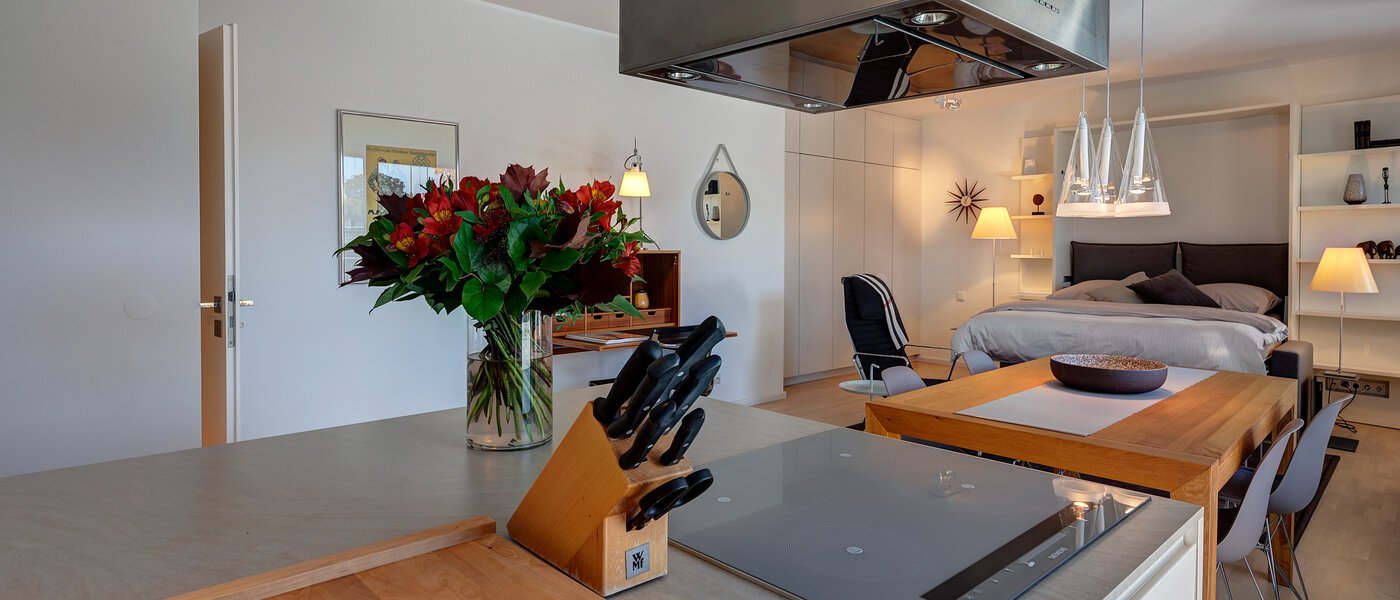 appartamento München Schwabing (links der Leopoldstraße) 03 cucina 5263