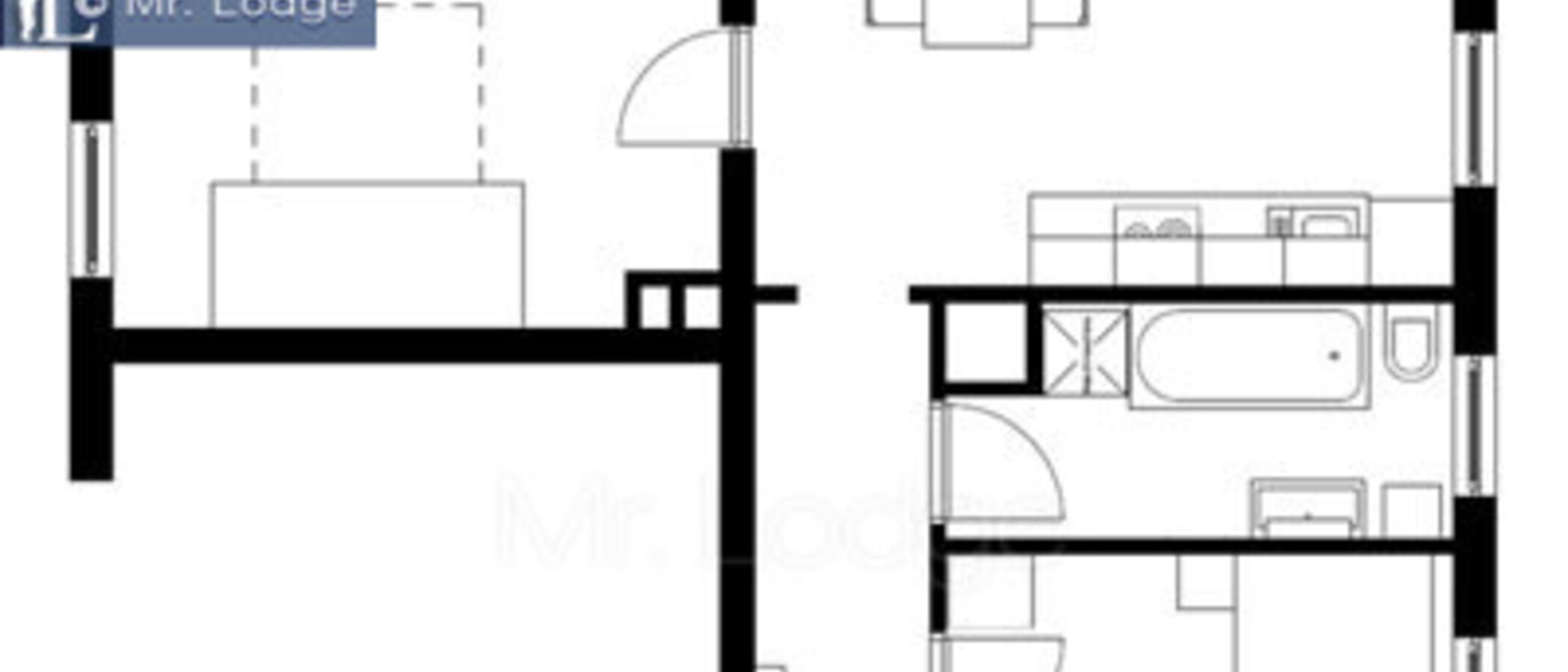 appartamento München Milbertshofen 01 planimetria 5352