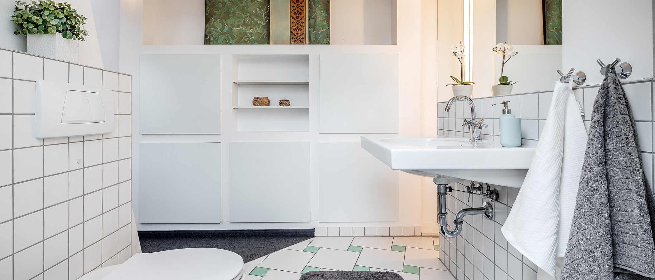 appartamento con galleria München Westend 03 bagno 5354