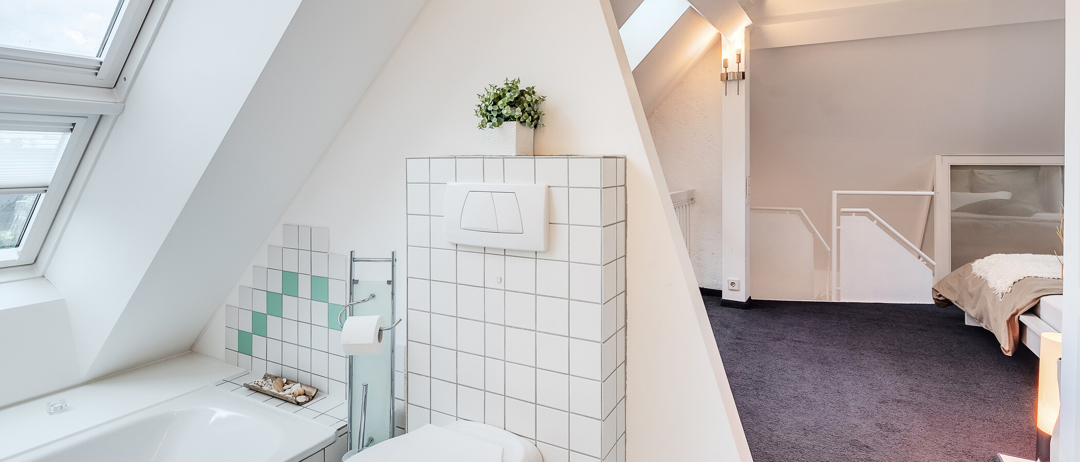 appartamento con galleria München Westend 04 bagno 5354