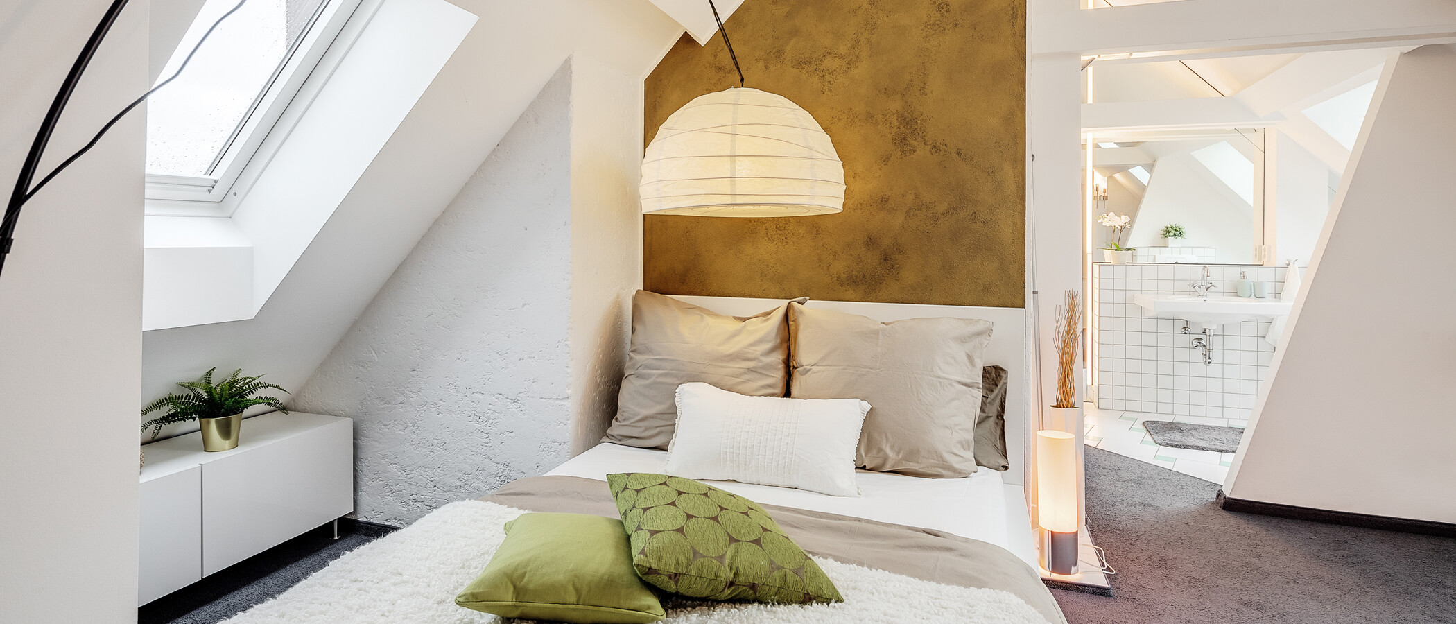 appartamento con galleria München Westend 02 camera da letto 5354