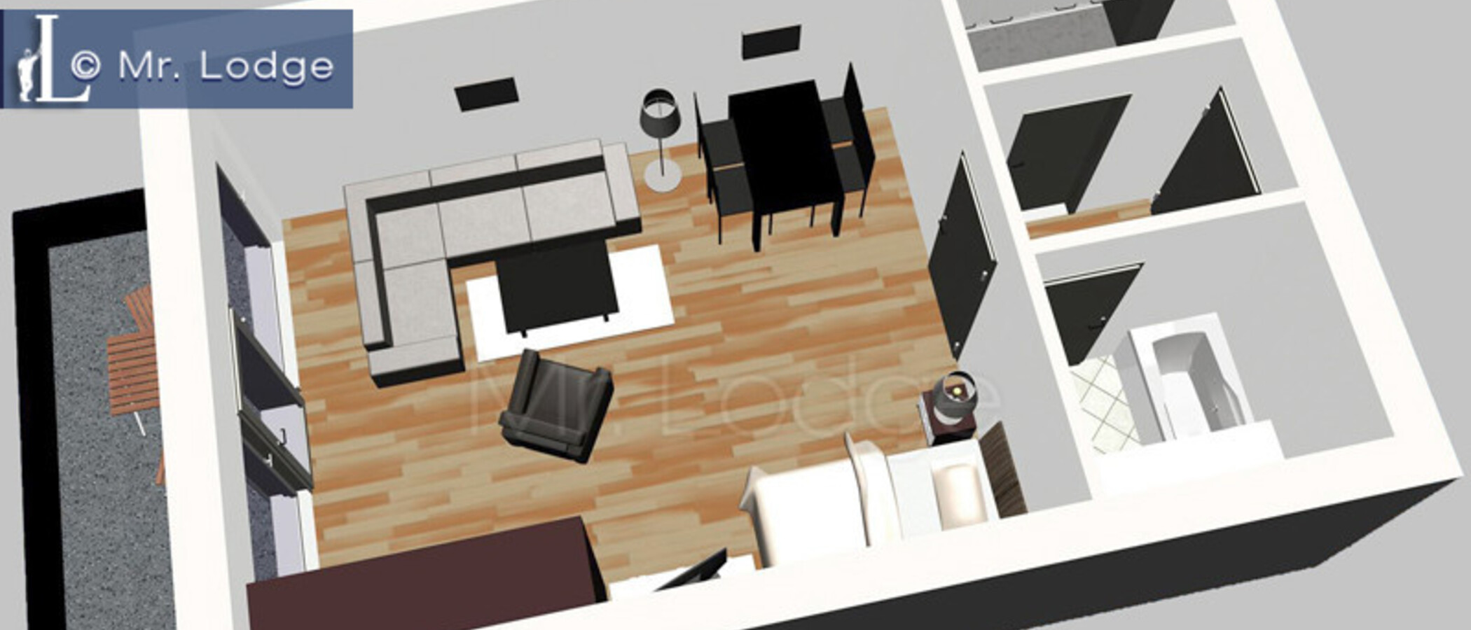appartamento München Schwabing (rechts der Leopoldstraße) 01 planimetria 5388