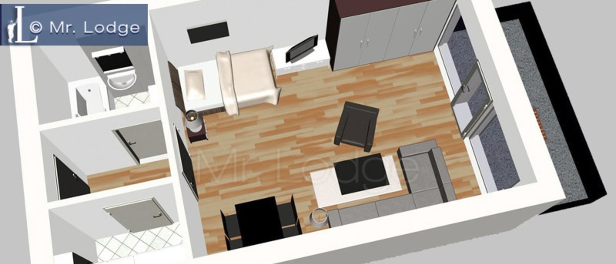 appartamento München Schwabing (rechts der Leopoldstraße) 02 planimetria 5388