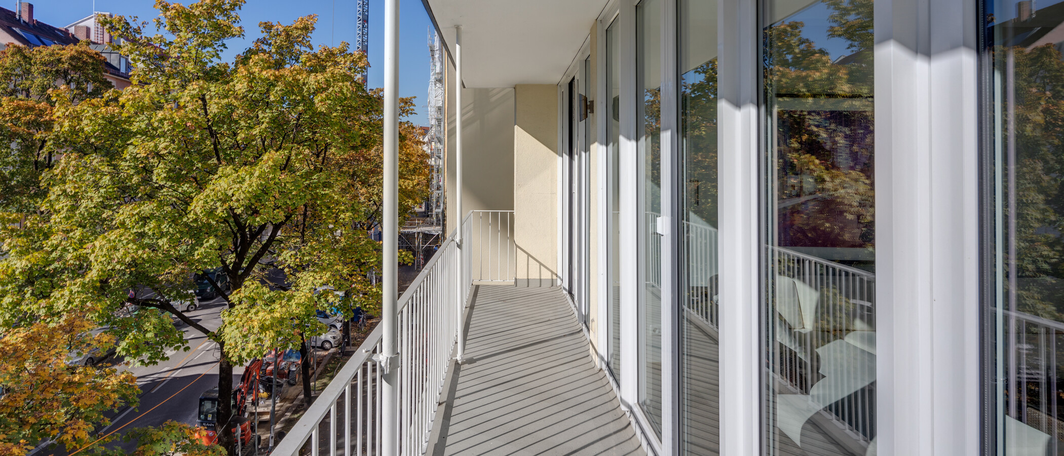 appartamento München Schwabing (links der Leopoldstraße) 02 balcone 5407