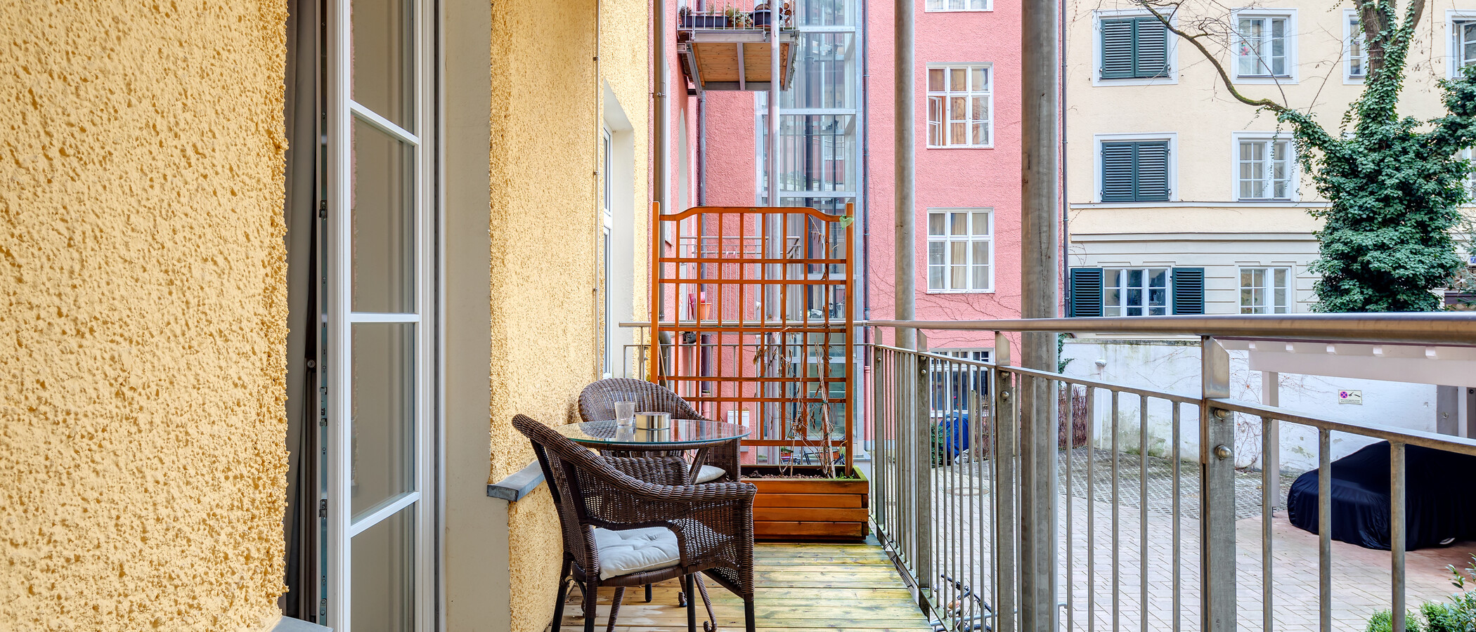 appartamento München Schwabing 01 balcone 5438