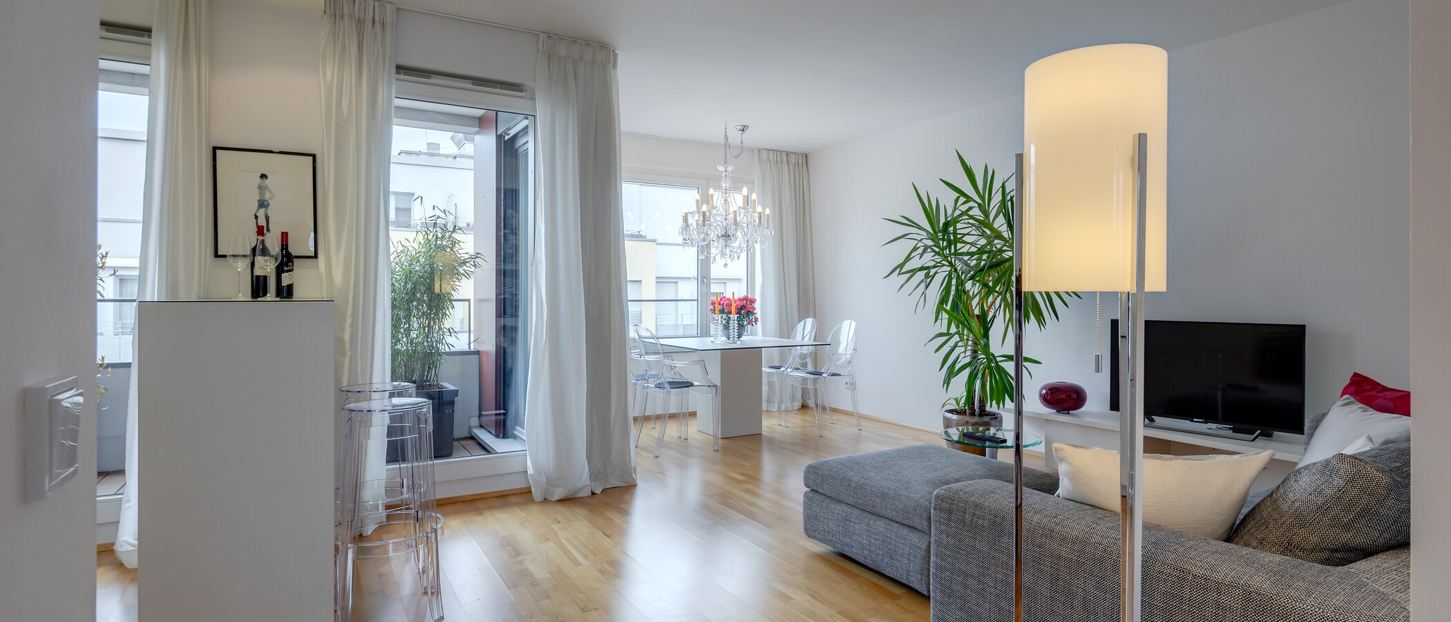 appartamento München Maxvorstadt 02 zona living 5441