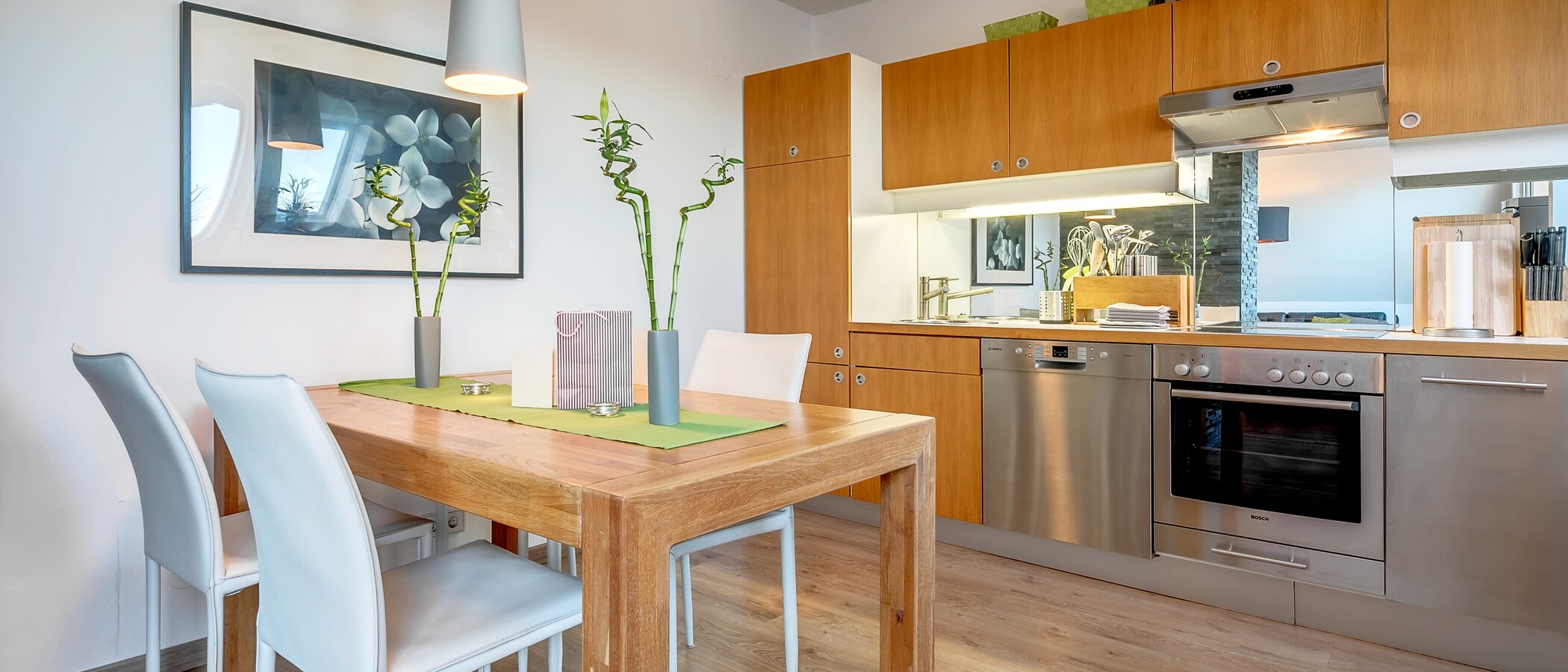 attico con terrazzo München Isarvorstadt 01 cucina 5524