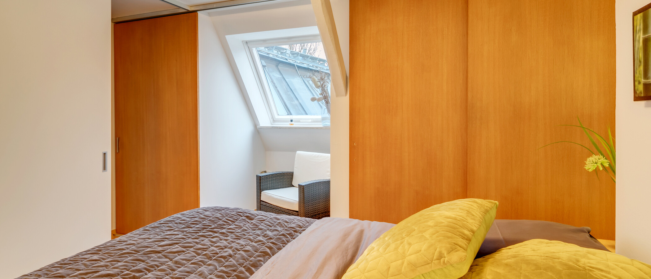 attico con terrazzo München Isarvorstadt 02 zona notte 5524