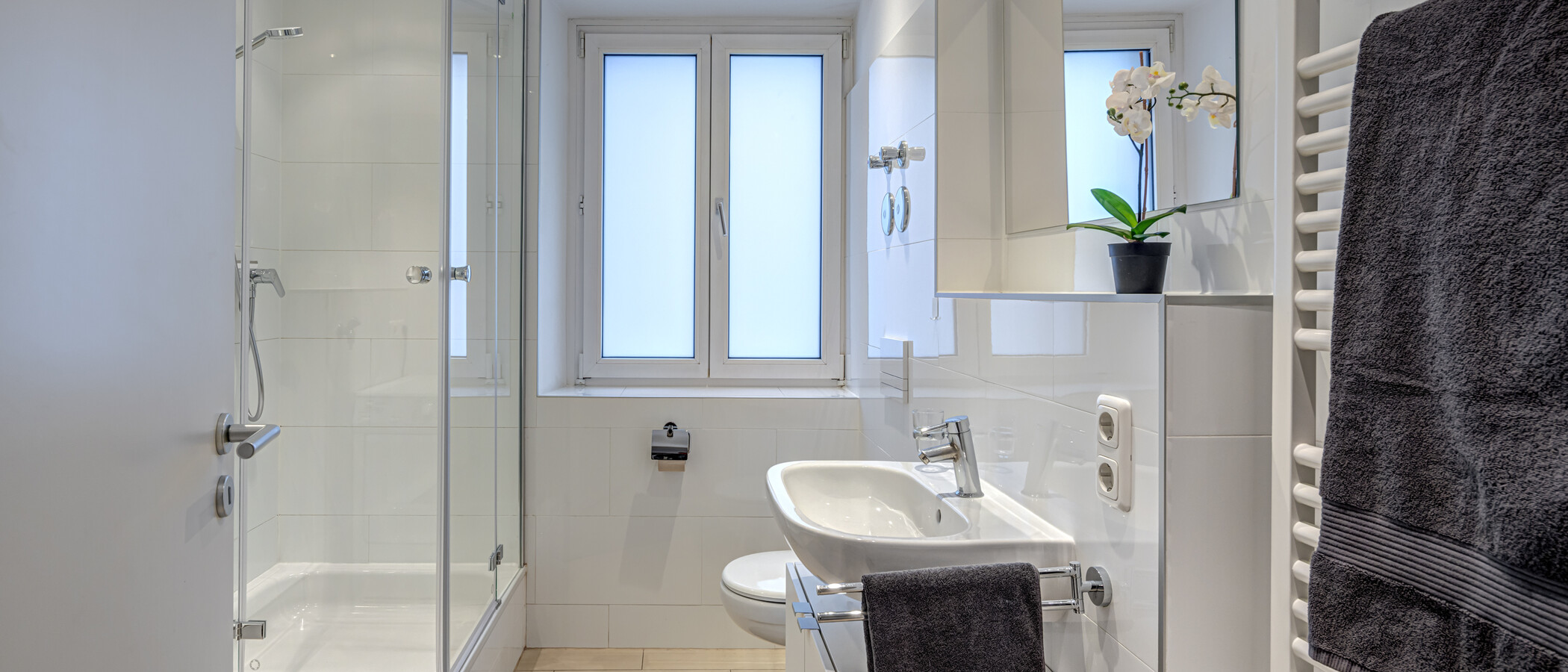 appartamento München Schwabing-Nord (zw. Leopoldstraße & Englischen Garten) 01 bagno 5559