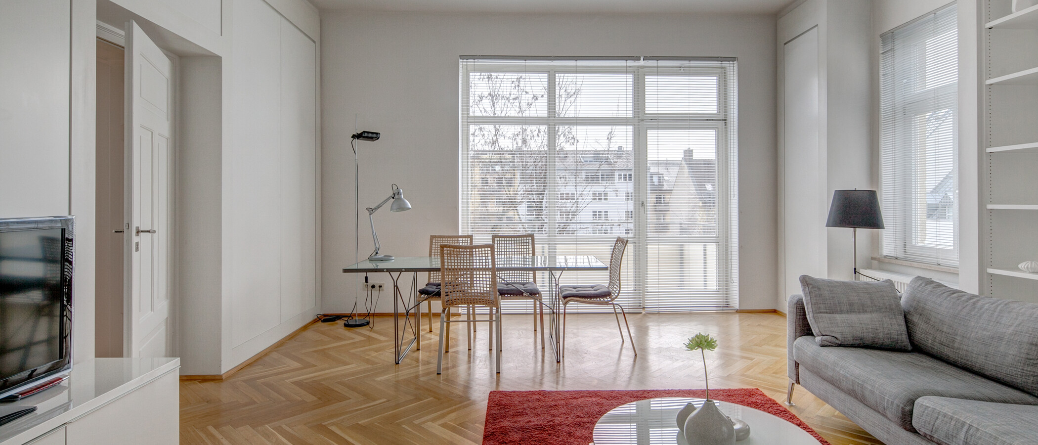 appartamento München Schwabing (links der Leopoldstraße) 02 soggiorno 556