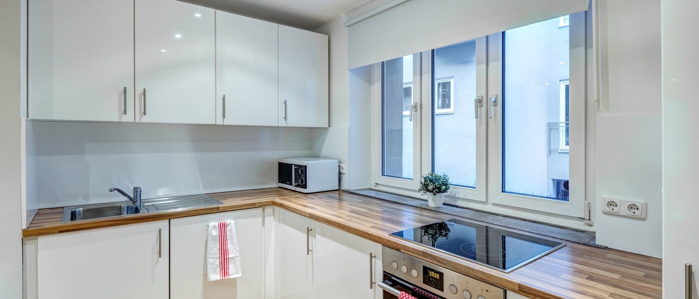 appartamento München Schwabing-Nord (zw. Leopoldstraße & Englischen Garten) 01 cucina 5560