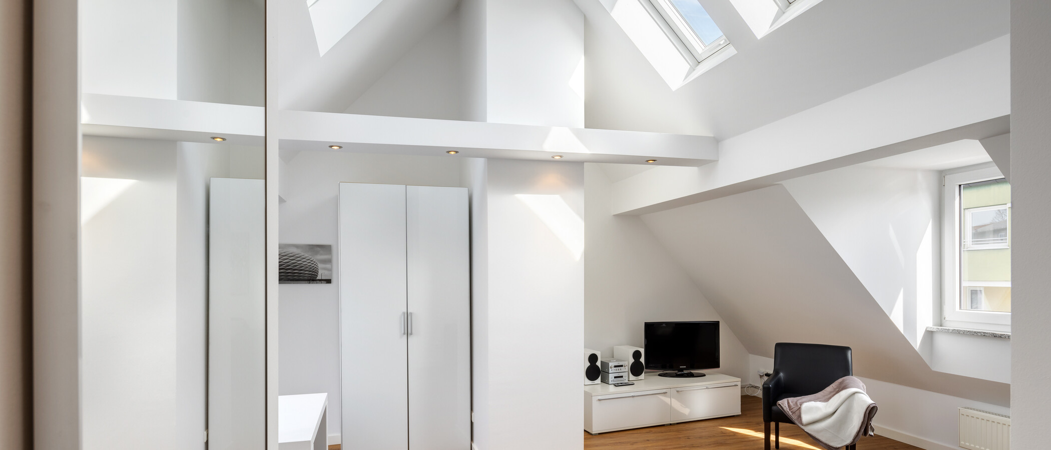 attico München Schwabing 03 zona living 5576