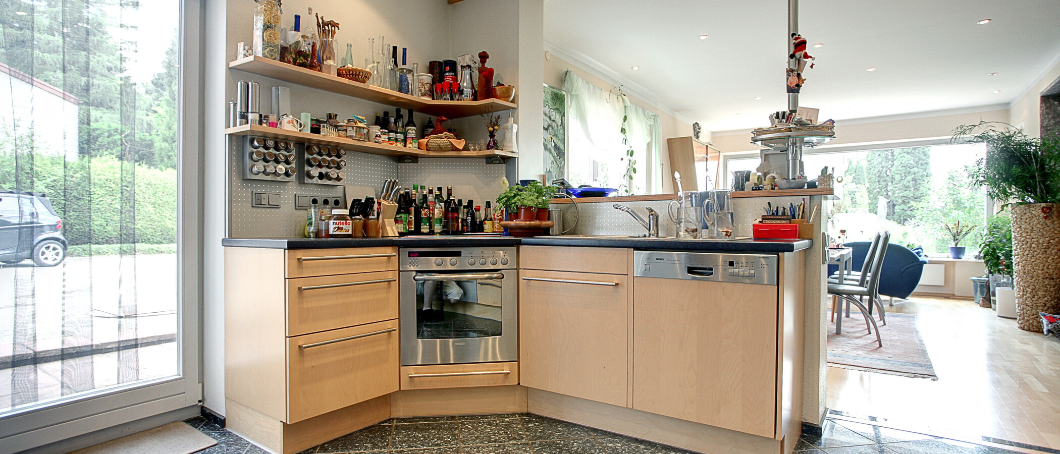 appartamento con giardino Baierbrunn 01 cucina 5633