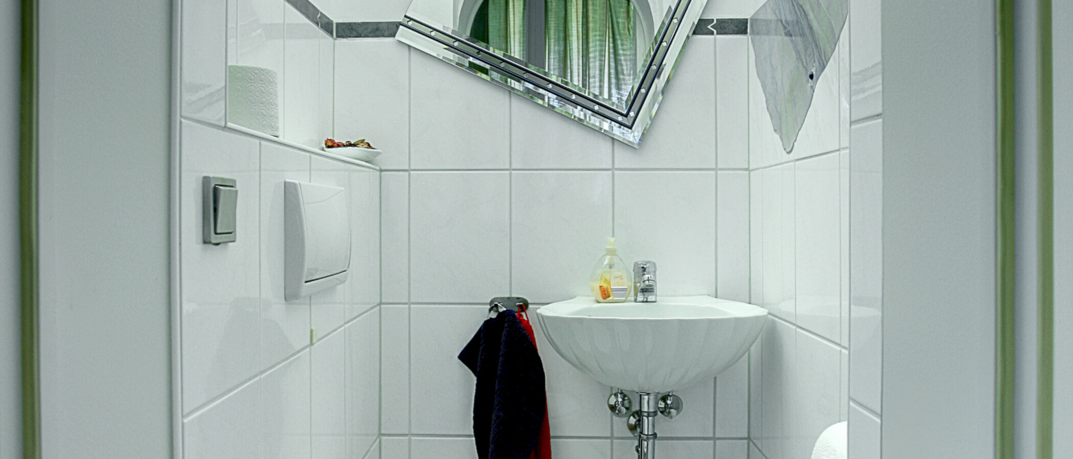 appartamento con giardino Baierbrunn 01 toilette per gli ospiti 5633