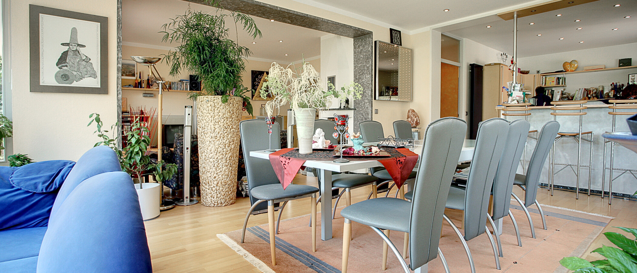 appartamento con giardino Baierbrunn 06 zona living 5633