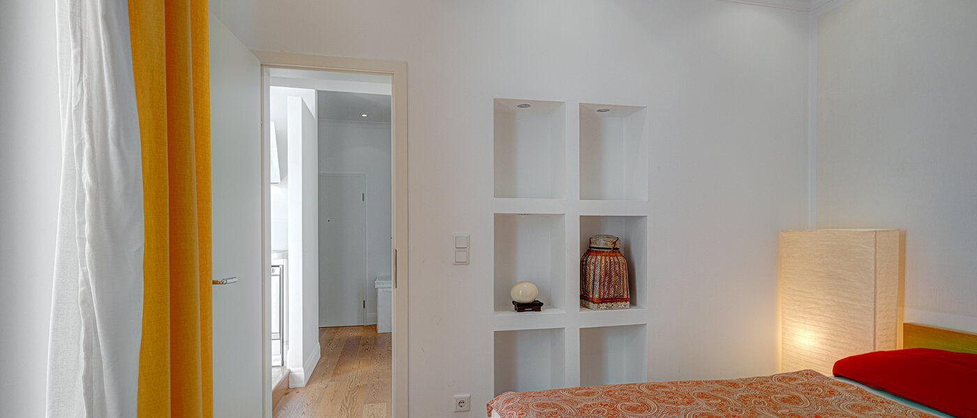 appartamento München Glockenbachviertel 01 camera da letto 5717