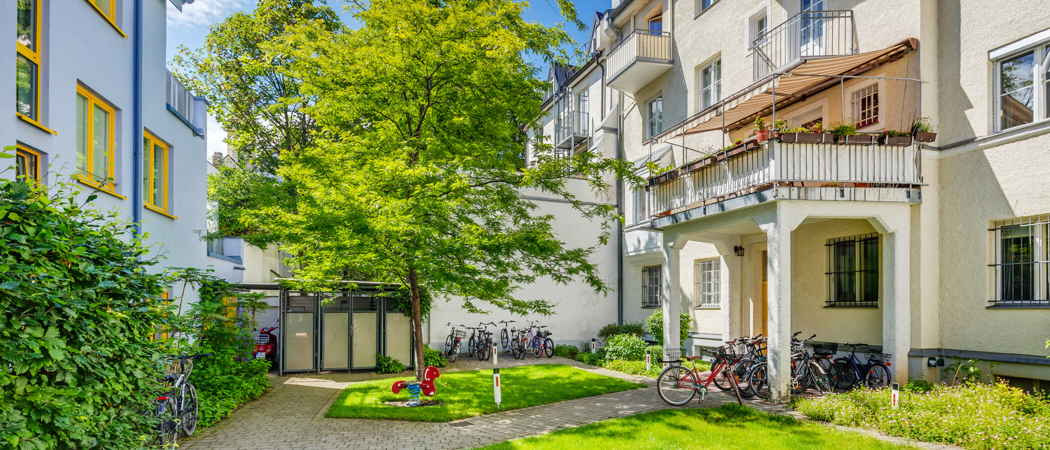 appartamento München Haidhausen 01 cortile interno  5785