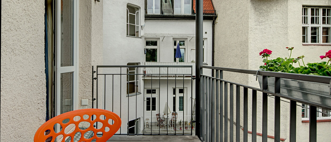 appartamento München Schwabing-West (rund um den Bonner Platz) 03 balcone 5818