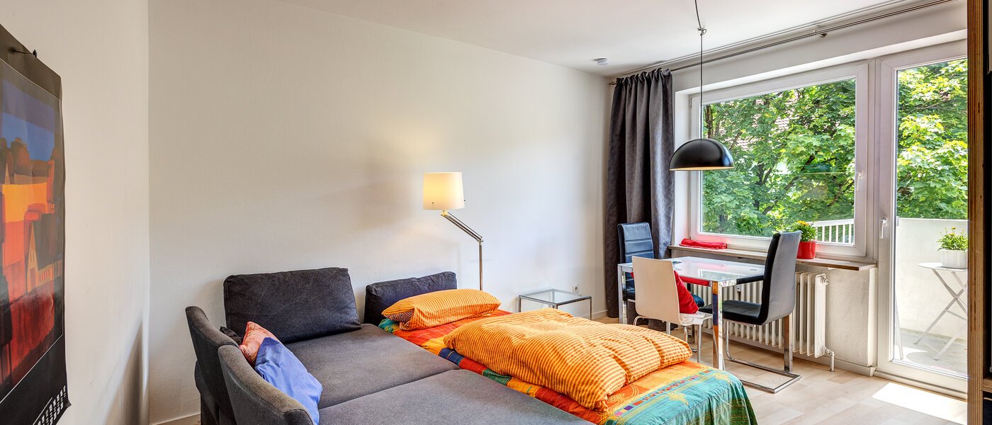 appartamento München Neuhausen 03 zona notte 5827