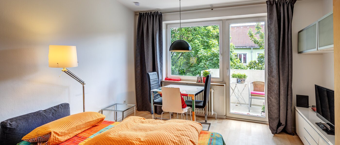 appartamento München Neuhausen 01 zona living 5827