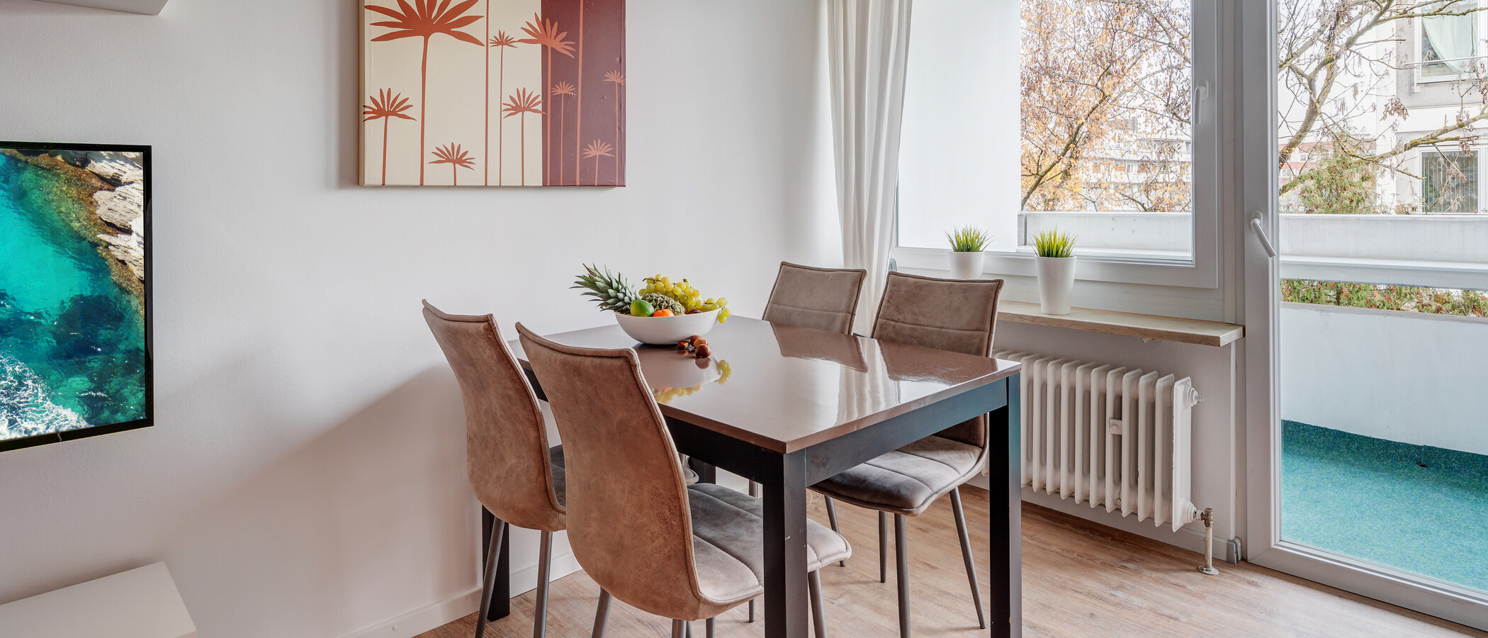 appartamento München Milbertshofen 02 zona living 5917