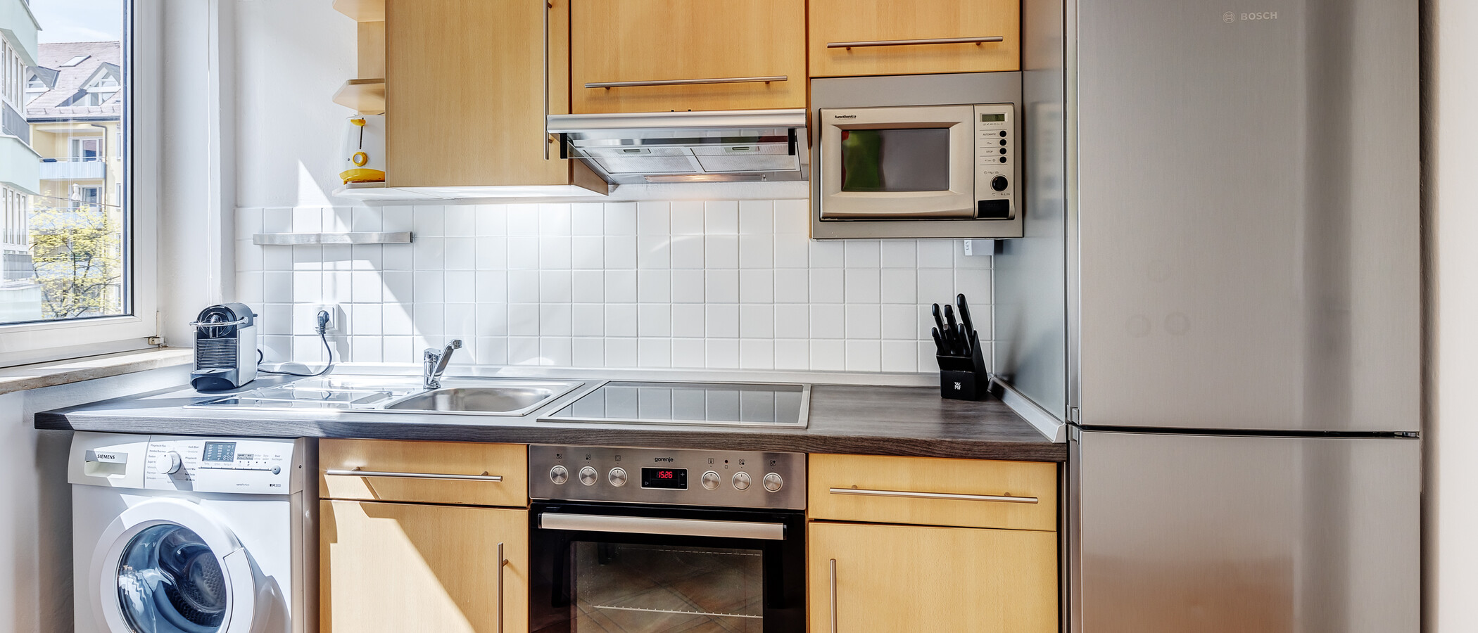 appartamento München Maxvorstadt - Universitätsviertel 02 cucina 5930