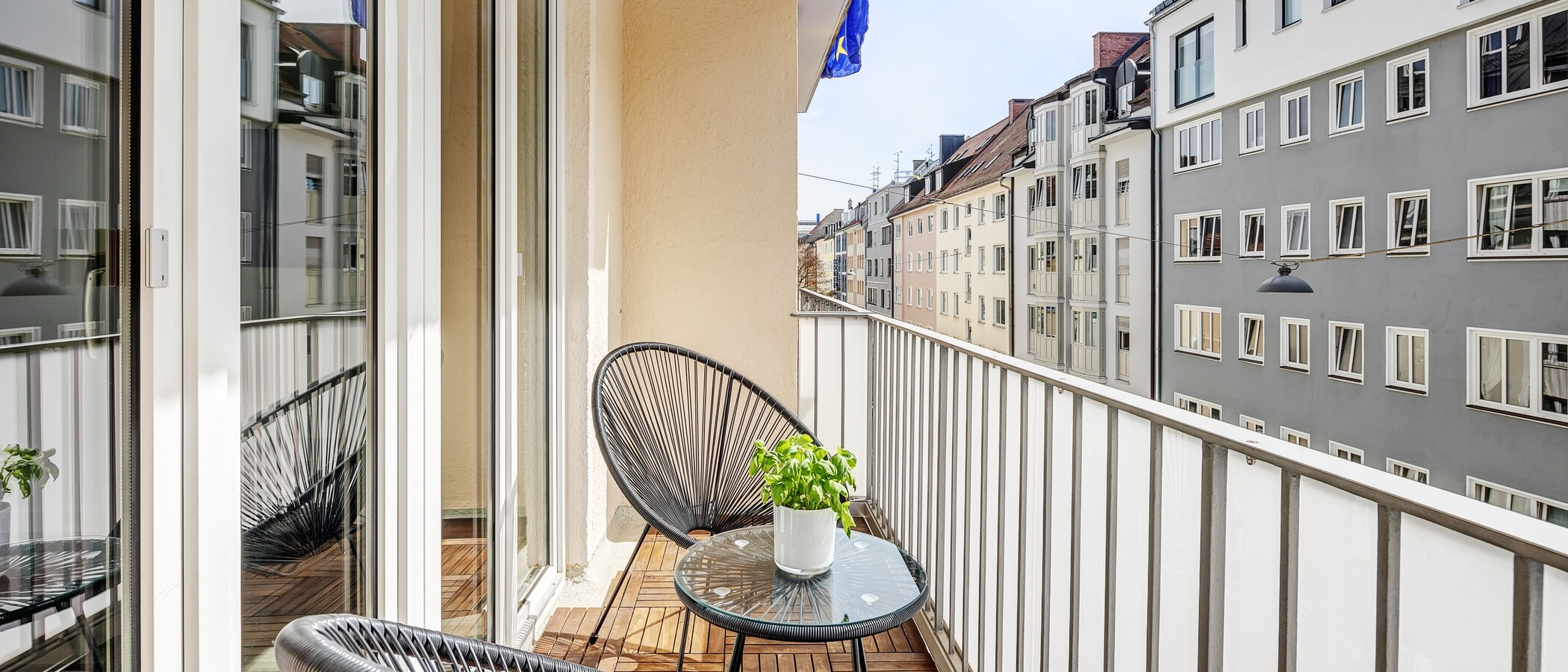 appartamento München Maxvorstadt - Universitätsviertel 03 balcone 5930