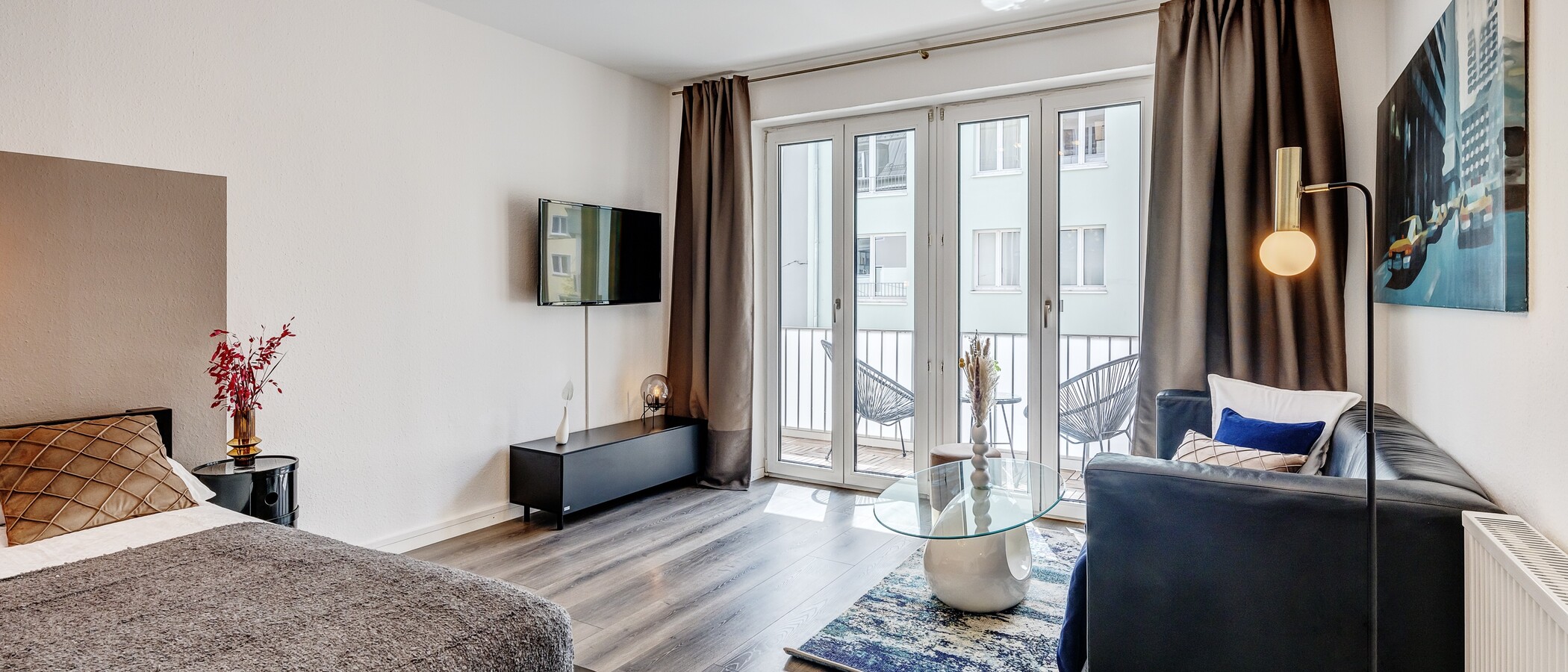 appartamento München Maxvorstadt - Universitätsviertel 01 zona living 5930