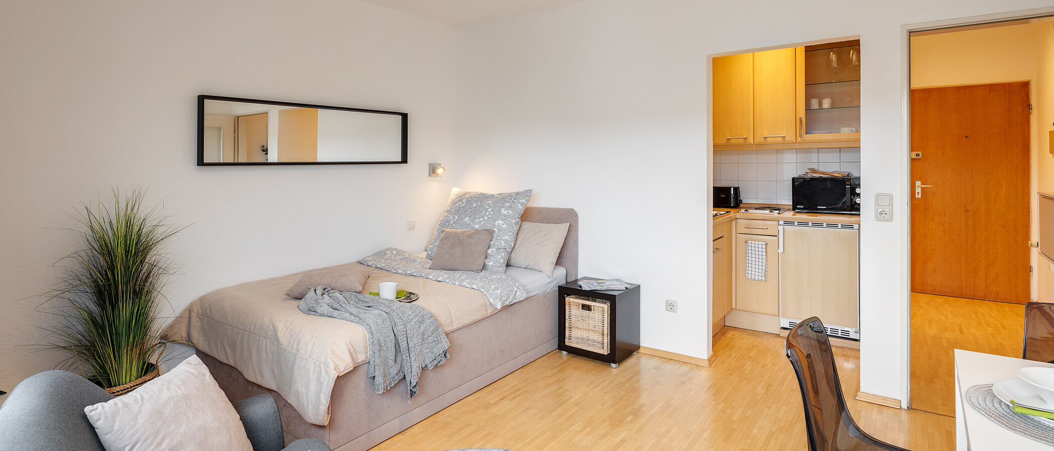 appartamento München Glockenbachviertel 02 zona notte 5936