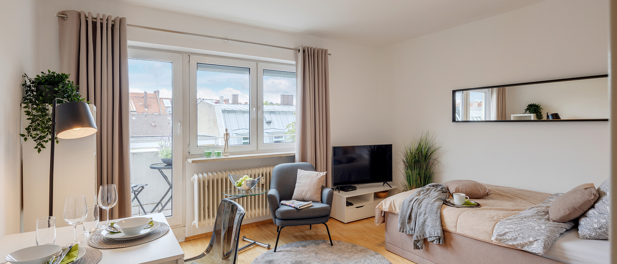 appartamento München Glockenbachviertel 01 zona living 5936