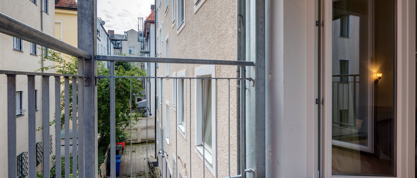 appartamento München Schwabing 03 balcone 5987