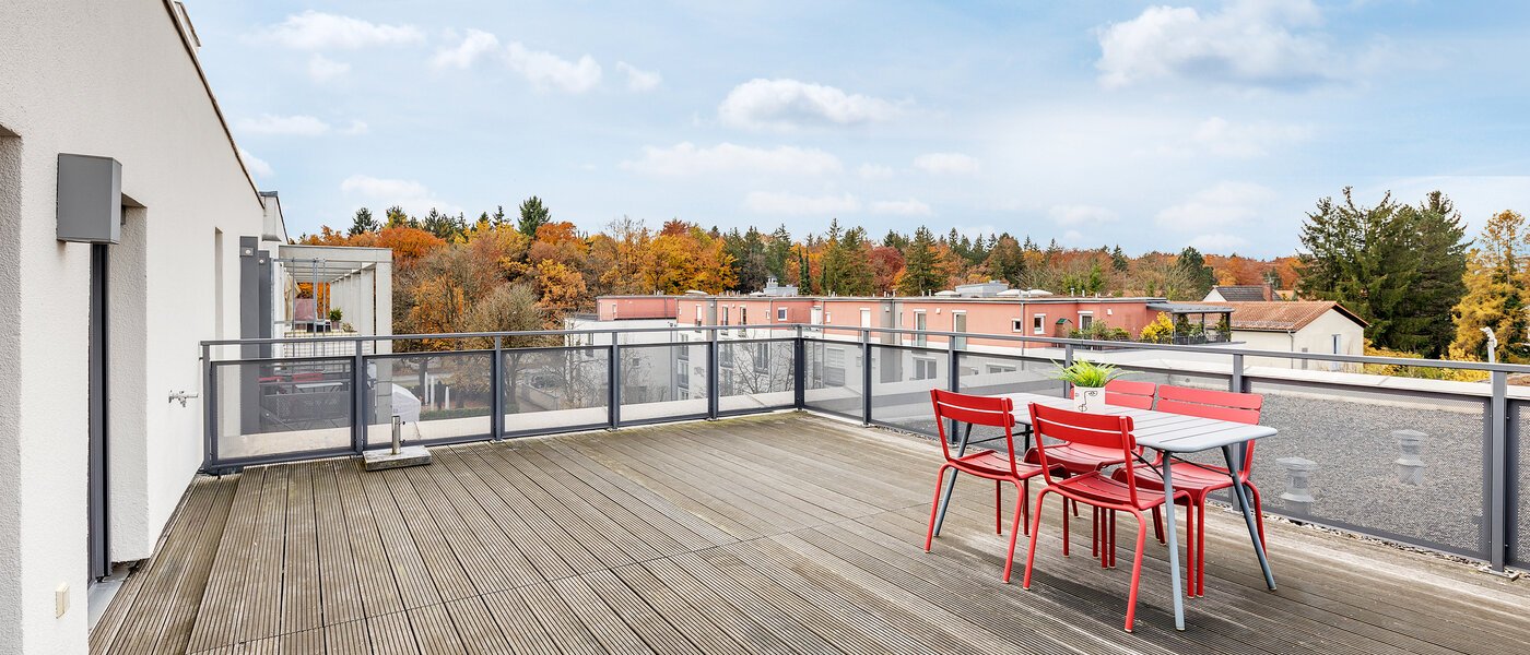 appartamento München Großhadern 03 terrazza sul tetto 6011