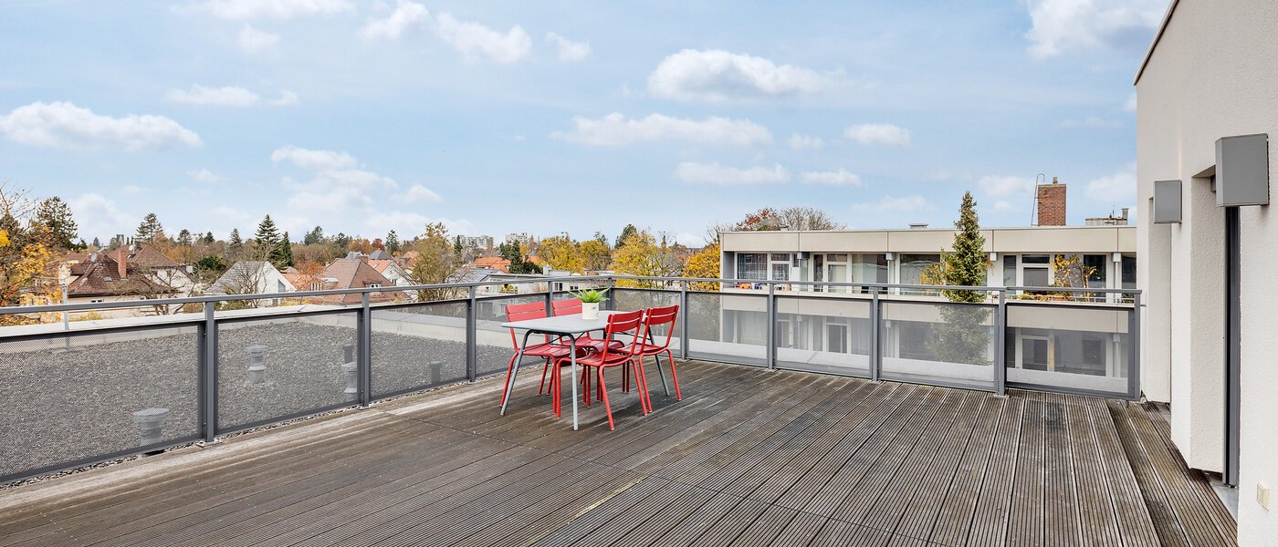 appartamento München Großhadern 04 terrazza sul tetto 6011