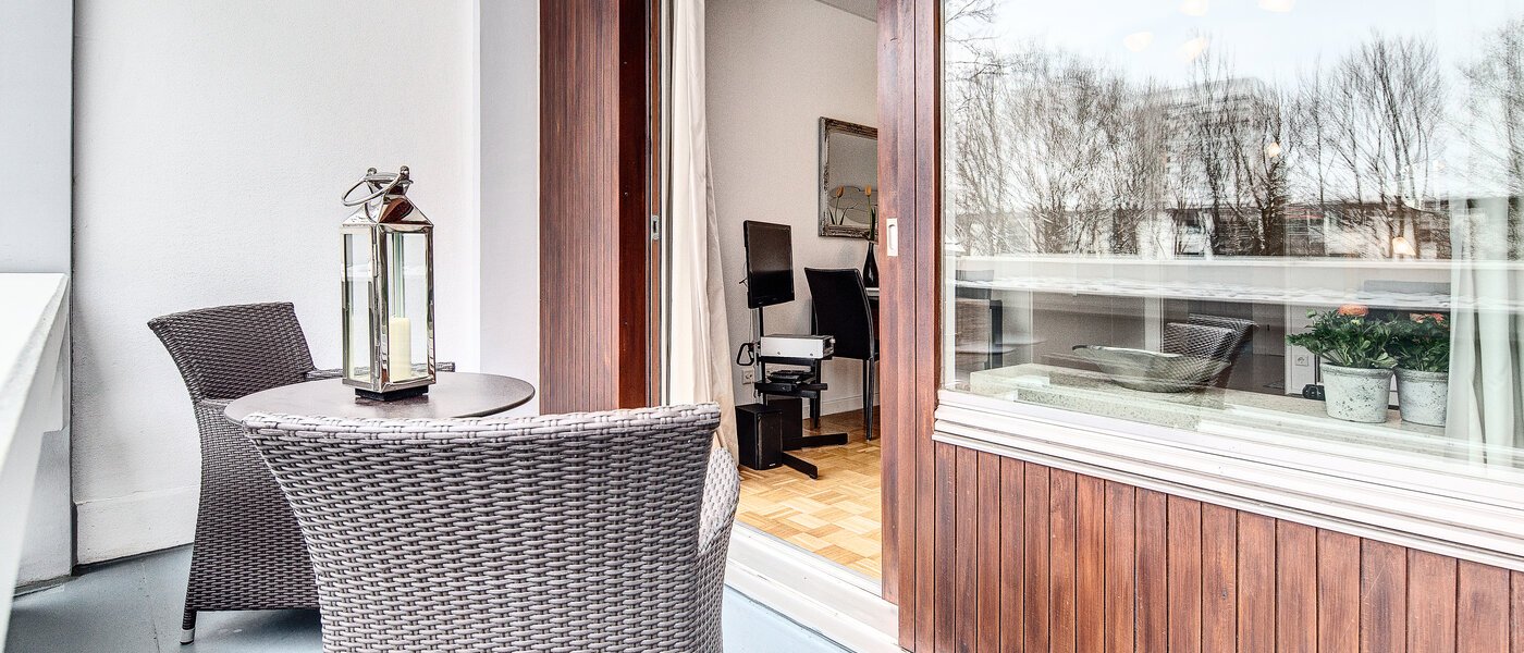 appartamento München Arabellapark 02 balcone 6126