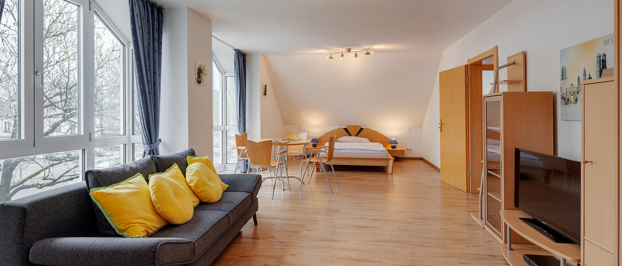 attico München Waldtrudering 03 zona living 6182