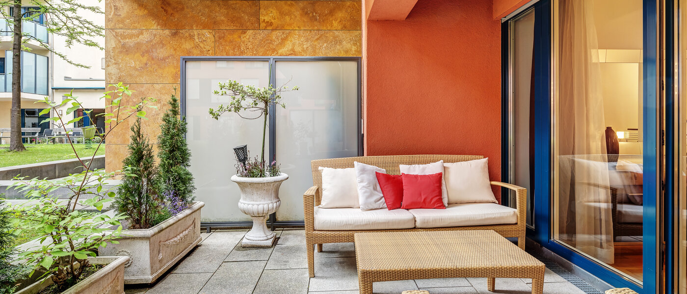 appartamento München Schwabing-Nord (zw. Leopoldstraße & Englischen Garten) 01 terrazza 6300