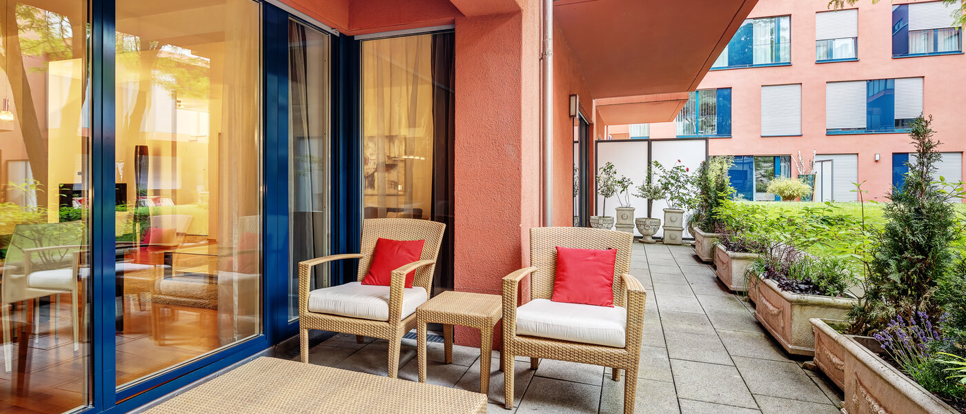 appartamento München Schwabing-Nord (zw. Leopoldstraße & Englischen Garten) 03 terrazza 6300